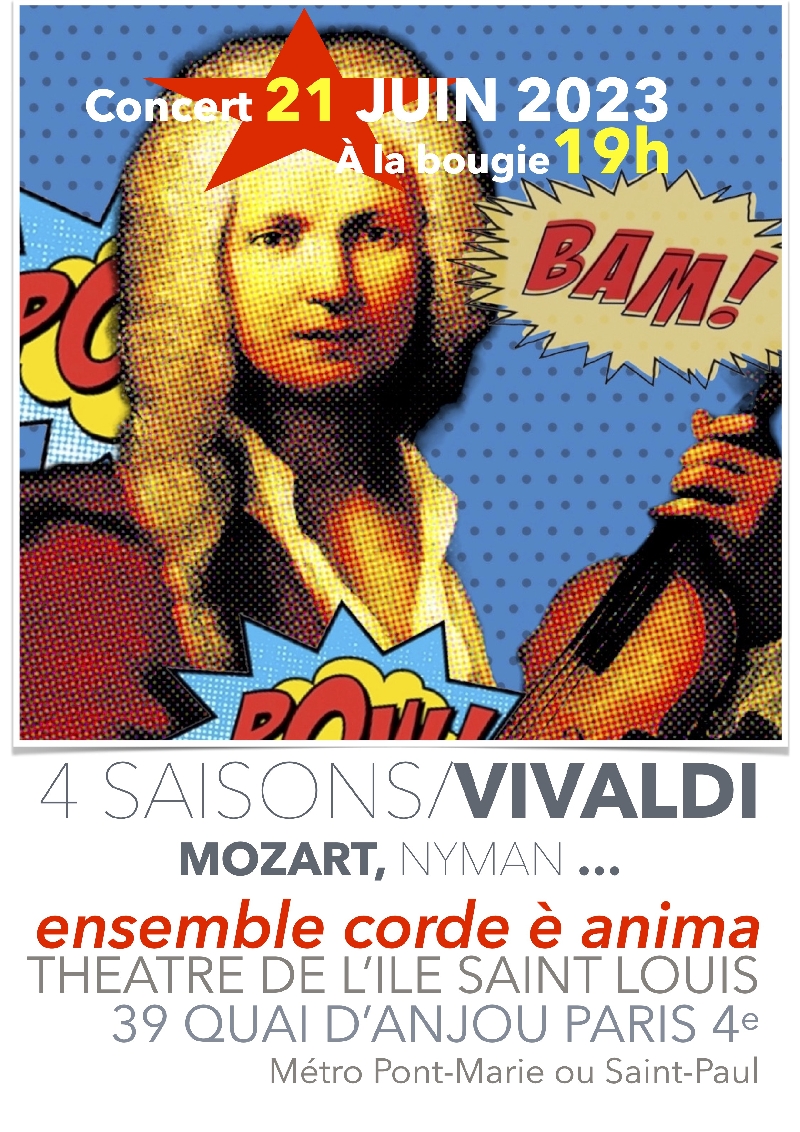 LES 4 SAISONS à la bougie !: VIVALDI MOZART NYMAN... par l'Ensemble Corde è Anima