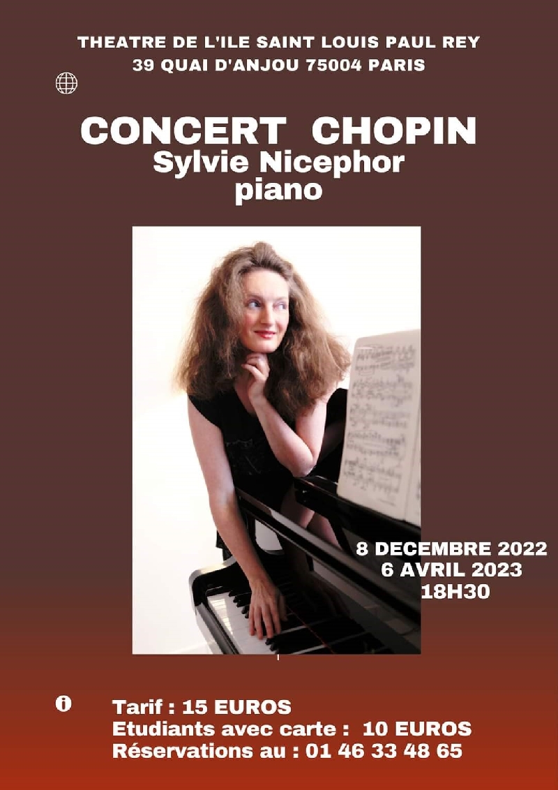 Récital Chopin par Sylvie Nicéphor, piano