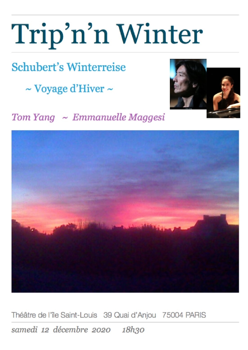 Tom Yang, le voyage d'hiver de Schubert